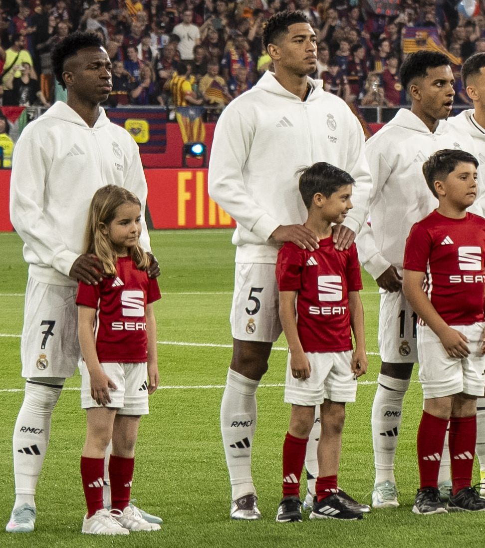 Jugador del Real Madrid en un partido de LaLiga